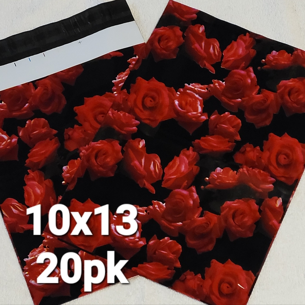 🌹 Rose 10x13 Poly mailers  20pk